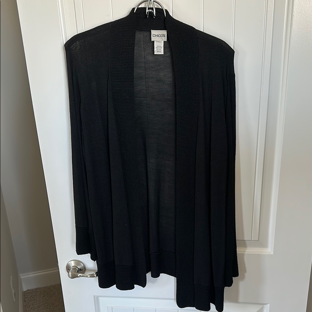 Chico's Elegant Black Cardigan